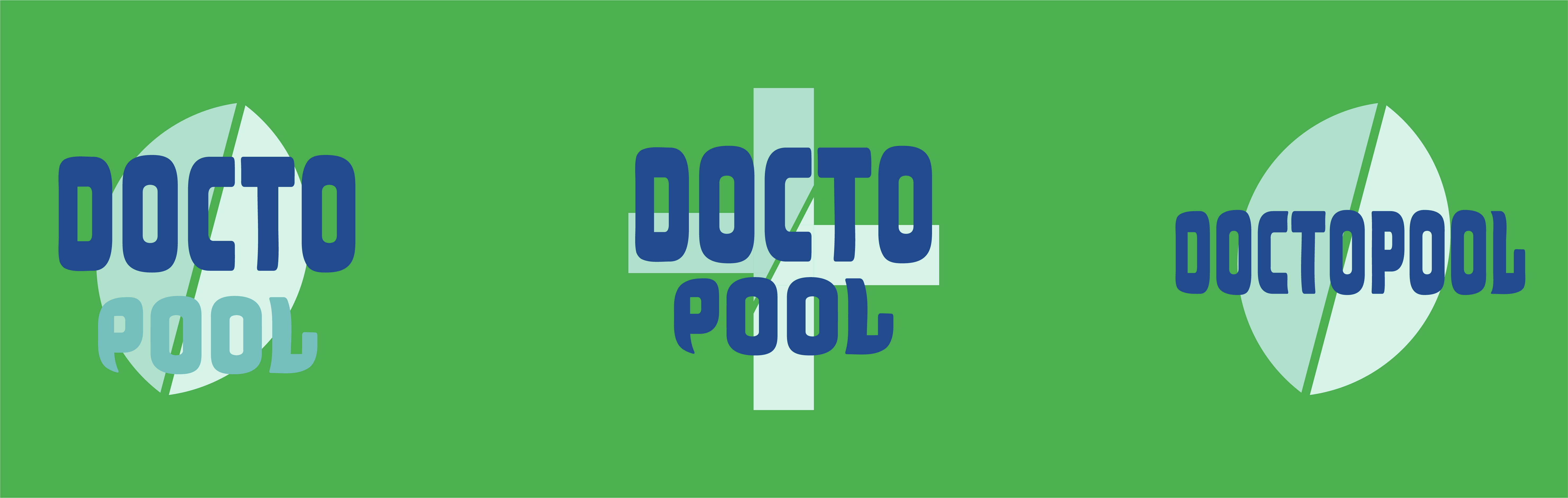 Plaquette logo doctopool en couleurs