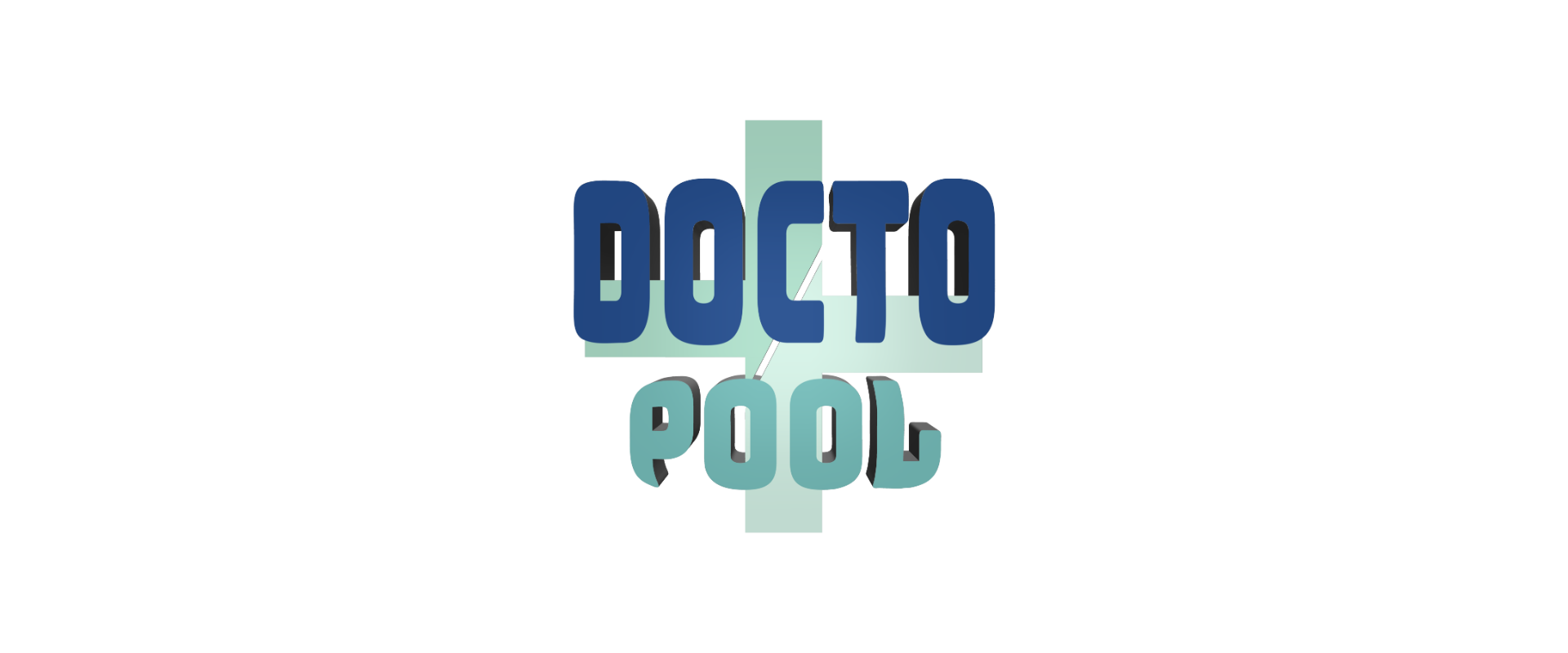 logo en 3d de doctopool